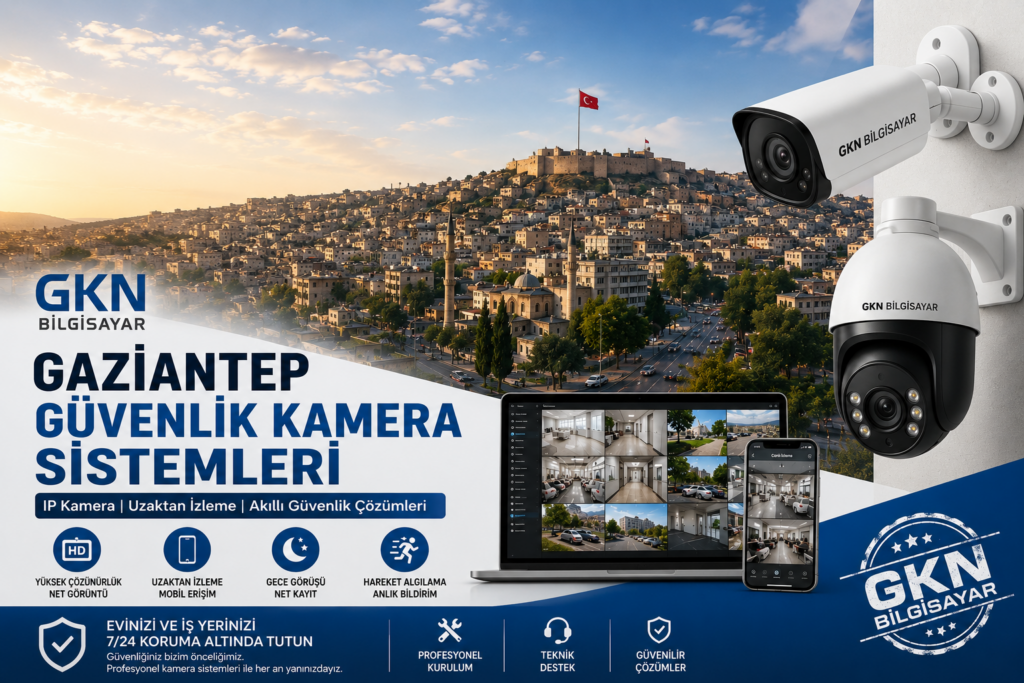 Gaziantep Güvenlik Teknolojilerinde Akıllı Kamera